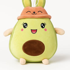 35cm Green Avocado Plush Toy – Soft Stuffed Vegetable Toy for Kids and Decor