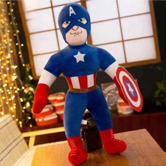 Captain America Plush Toy - Embrace Heroic Hugs!
