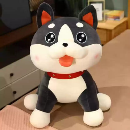 Charm with Tongue Out Dog Plush Toy!