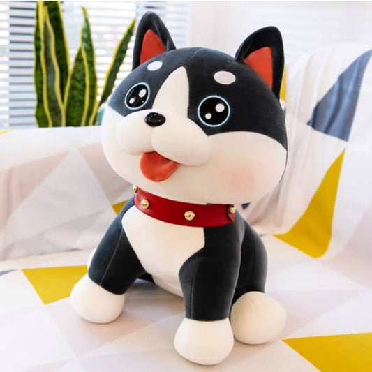 Charm with Tongue Out Dog Plush Toy!