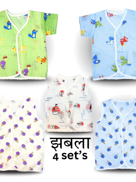 Boys Jhabla (set of 3)+Langot (set of 3)
