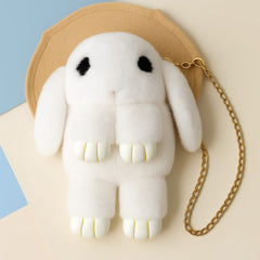 30cm Rabbit Purse Plush – Cute Soft Bunny Bag for Kids and Girls