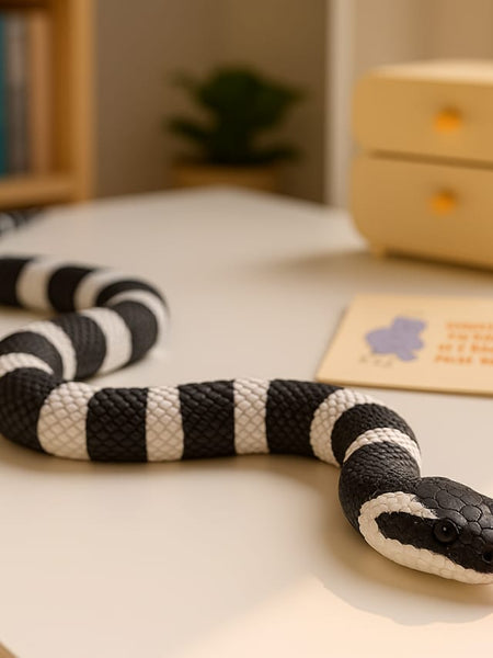 100cm Snake Plush Toy – Long Soft Stuffed Reptile for Kids and Animal Lovers