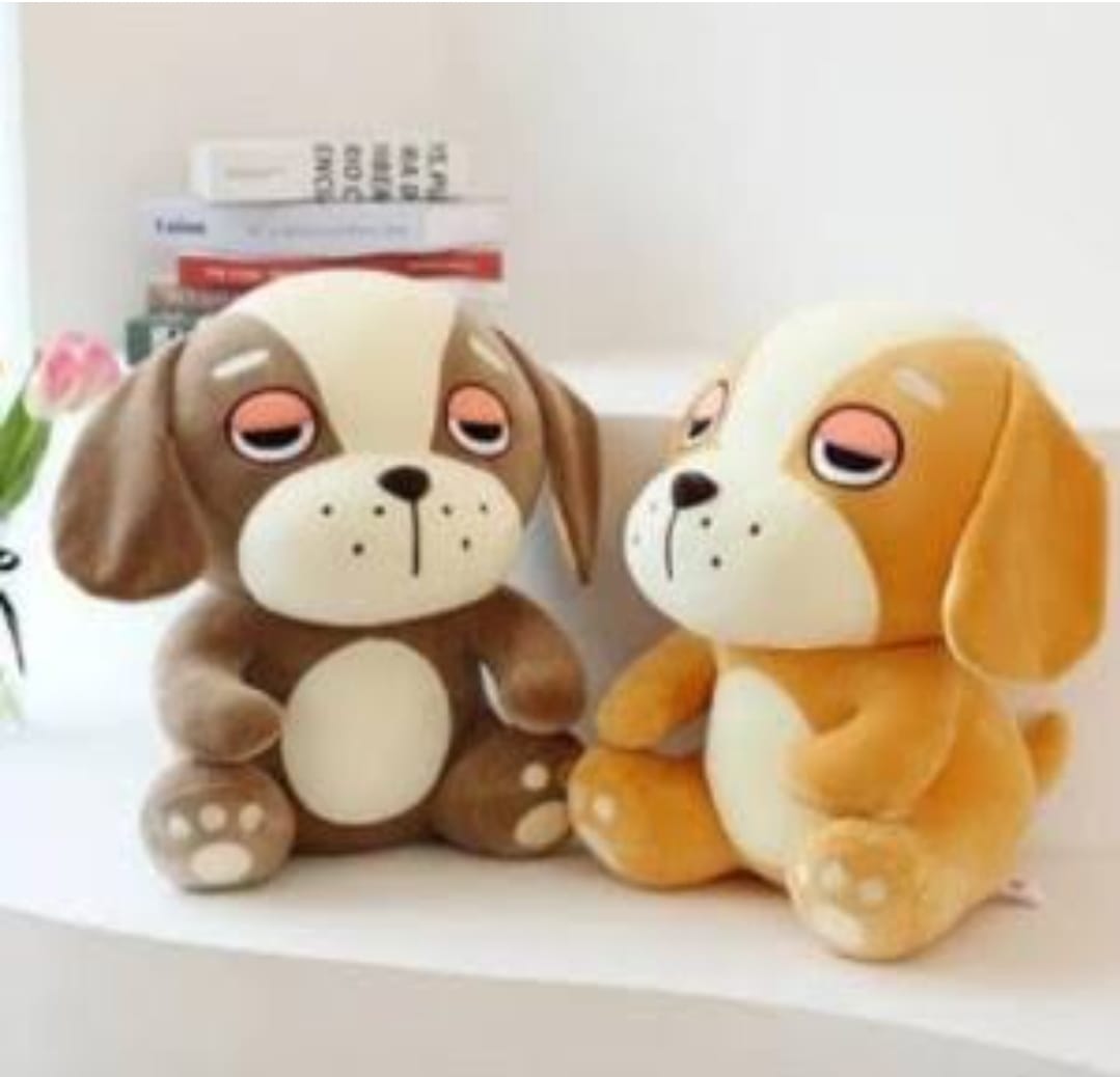 Happy Dog Plush Toy - A Tail-Wagging Bundle of Happiness!"