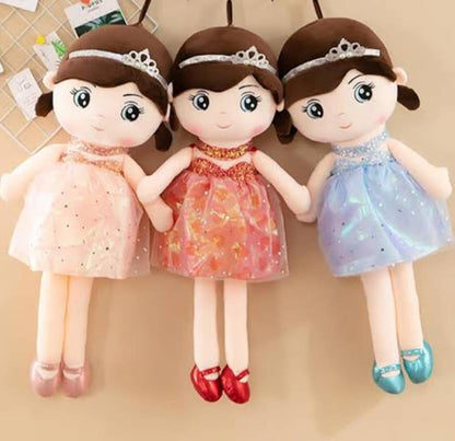 "Crown Doll Plush Toy - A Majestic Friend for Regal Play!"