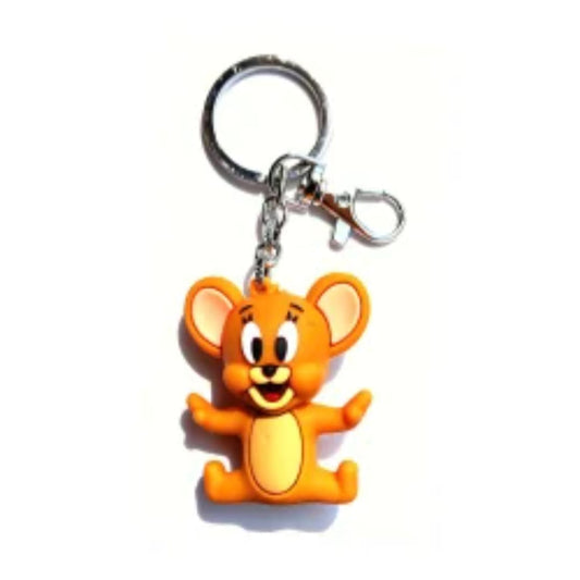 "Jerry Mouse Keychain - Add a Touch of Whimsy to Your Keys!"
