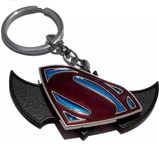"Superman Emblem Keychain - Embrace the Hero Within!"