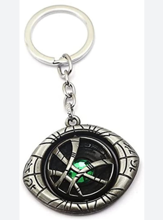 "Doctor Strange Eye Logo Keychain - Unlock the Mysteries of the Multiverse!"