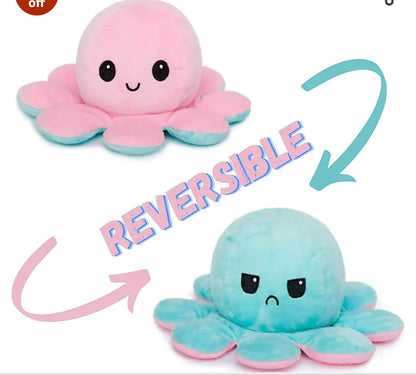 "Reversible Octopus Plush – Your Mood-Lifting Companion!"