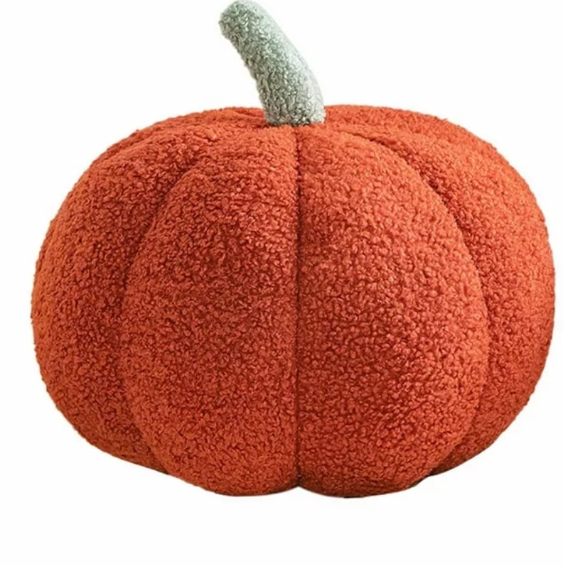 "Pumpkin Plush Pillow - Fall in Love with Cozy Comfort!"