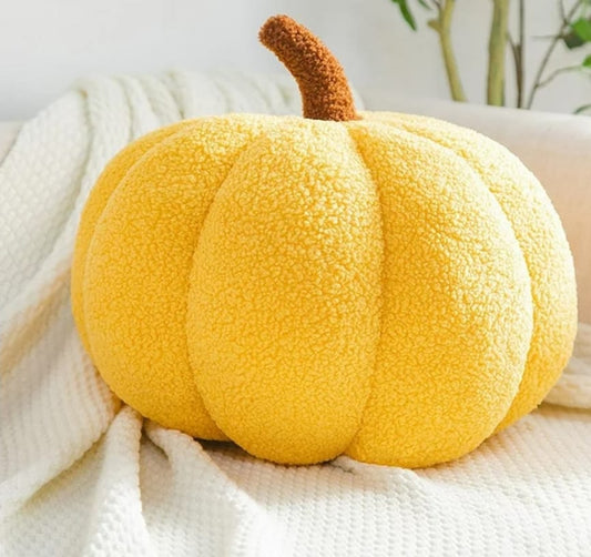 "Pumpkin Plush Pillow - Fall in Love with Cozy Comfort!"