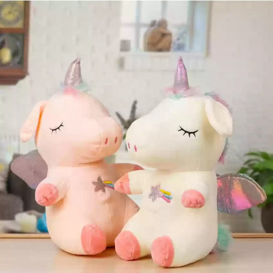 "Starry Unicorn Plush - Sparkle and Shine with Magical Wonder!"