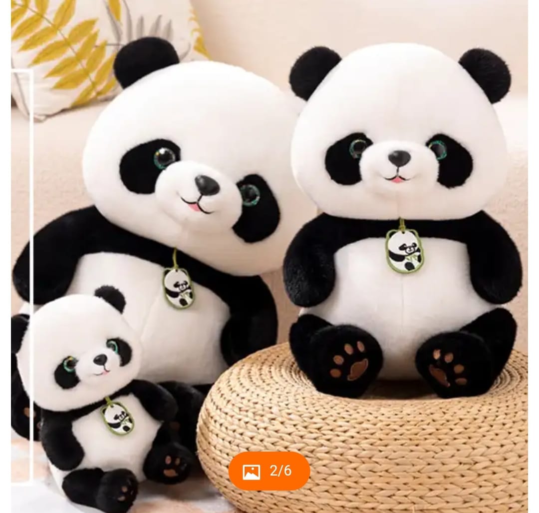 "Panda Locket Plush Toy - Snuggle Up with Memories and Cuddles!"