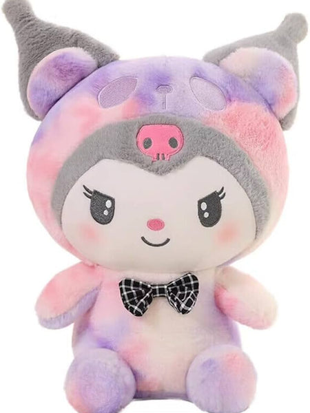 Multicolor Kawaii Teddy Bear – 35cm Soft Plush Toy for Kids & Gifting