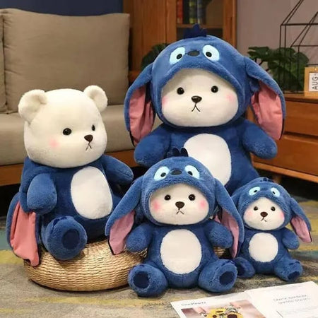 Blue Hoodie Teddy Bear Soft Toy 45cm