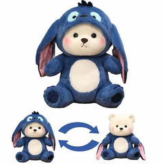Blue Hoodie Teddy Bear Soft Toy 45cm