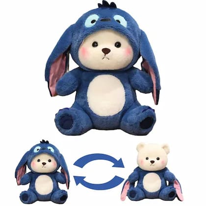Blue Hoodie Teddy Bear Soft Toy 45cm