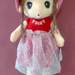 Farm Girl Red Doll – 50cm Soft Plush Doll