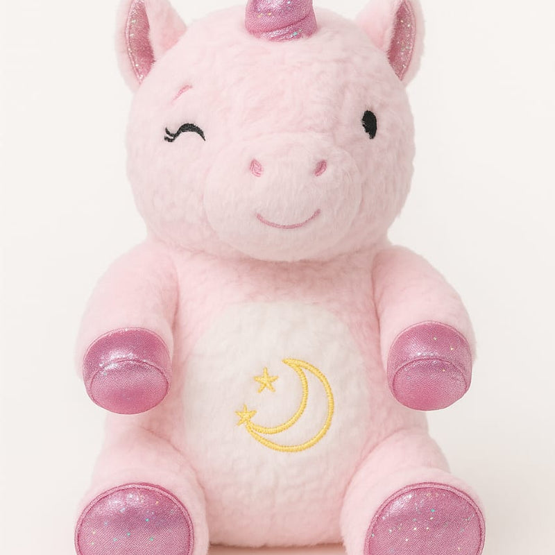 Breathing Unicorn Soft Toy – 28cm Plush Sleep Buddy