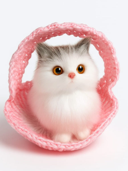 Adorable Cat Stuffed Animal - 12cm