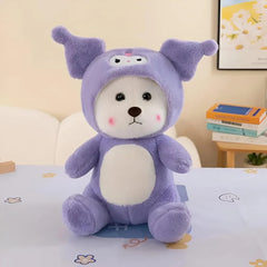 Kuromi Hoodie Teddy – 45cm Soft Plush