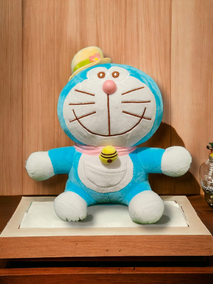 Cap Doraemon Soft Toy - Embrace Playful Adventures with Doraemon's Iconic Cap!