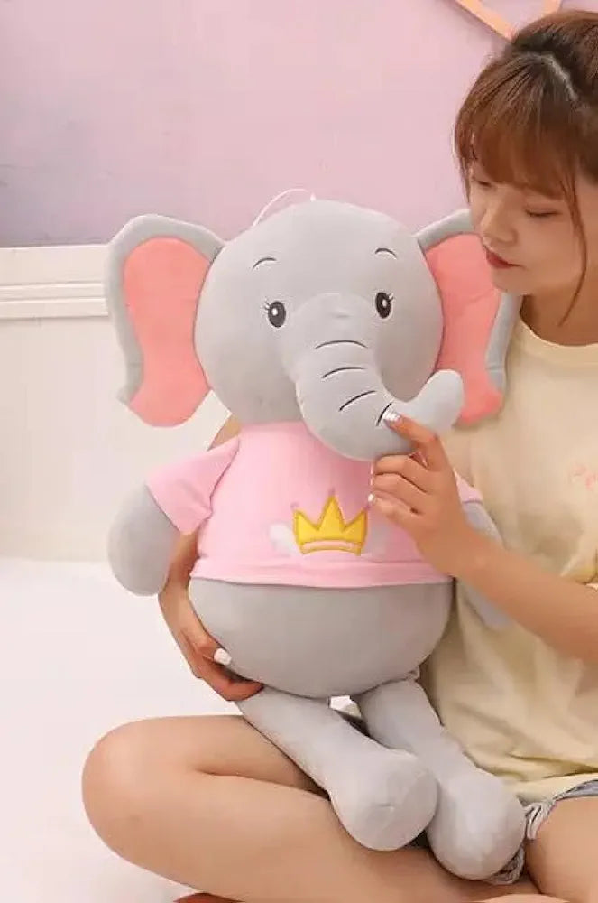 🐘 King Elephant – 55 cm Majestic Plush Toy for Kids & Elephant Enthusiasts | Bachha Party 🌟