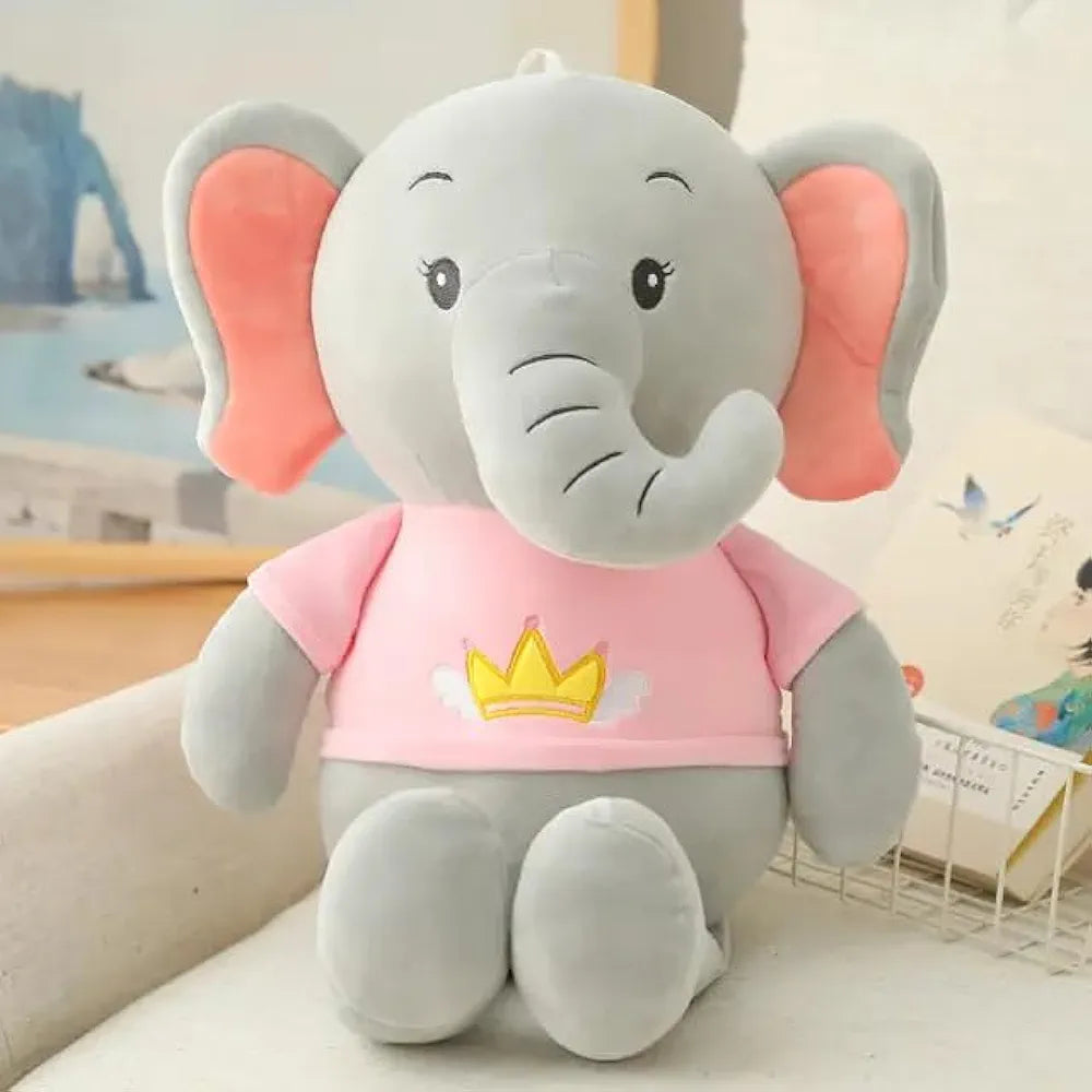 🐘 King Elephant – 55 cm Majestic Plush Toy for Kids & Elephant Enthusiasts | Bachha Party 🌟