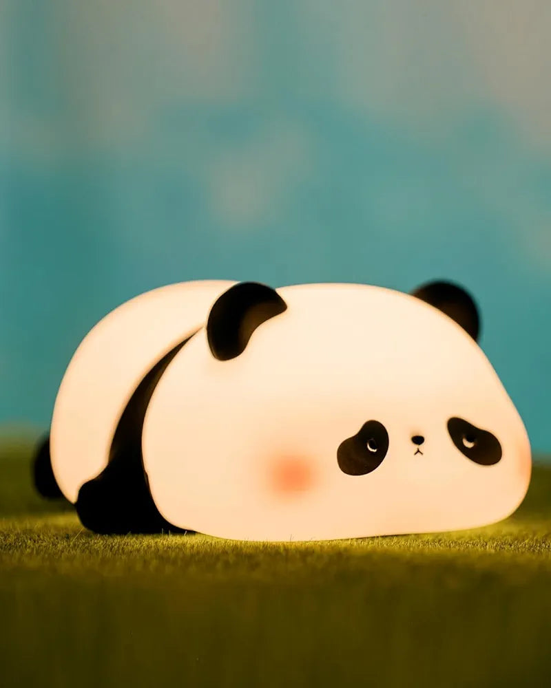 Rechargeable Sleeping Panda Touch LED Lamp