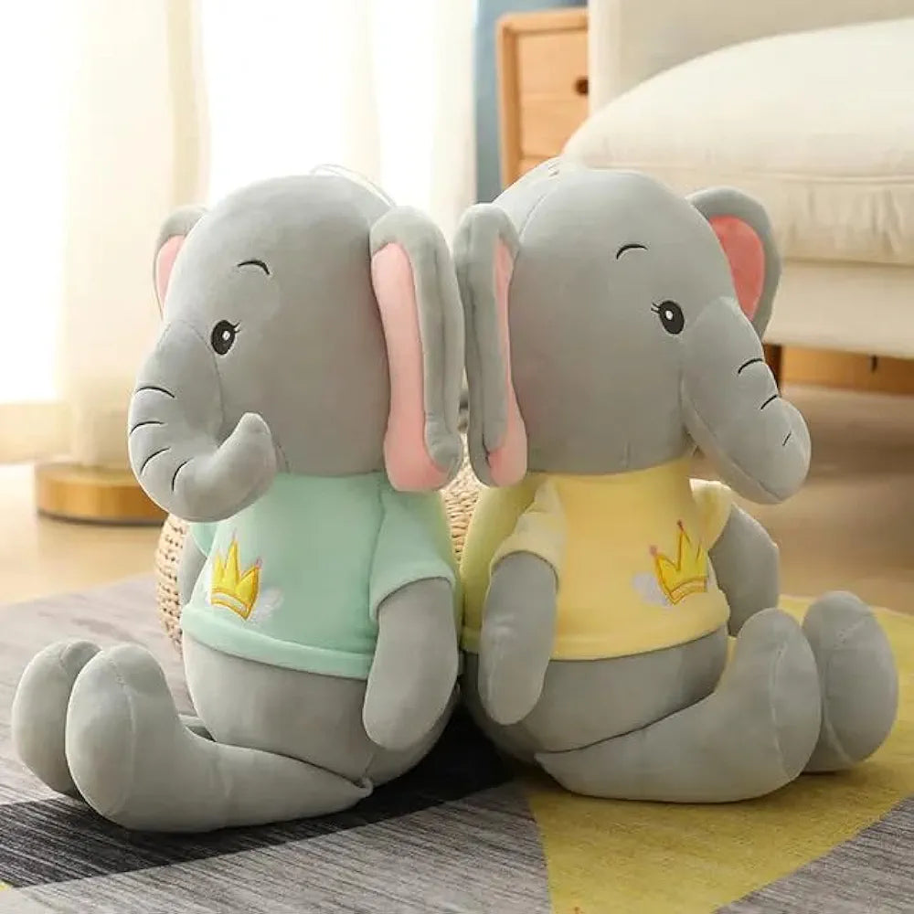 🐘 King Elephant – 55 cm Majestic Plush Toy for Kids & Elephant Enthusiasts | Bachha Party 🌟