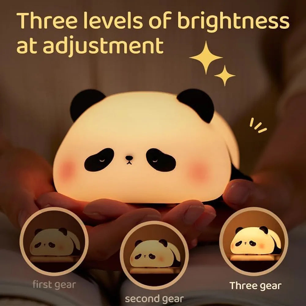 Rechargeable Sleeping Panda Touch LED Lamp