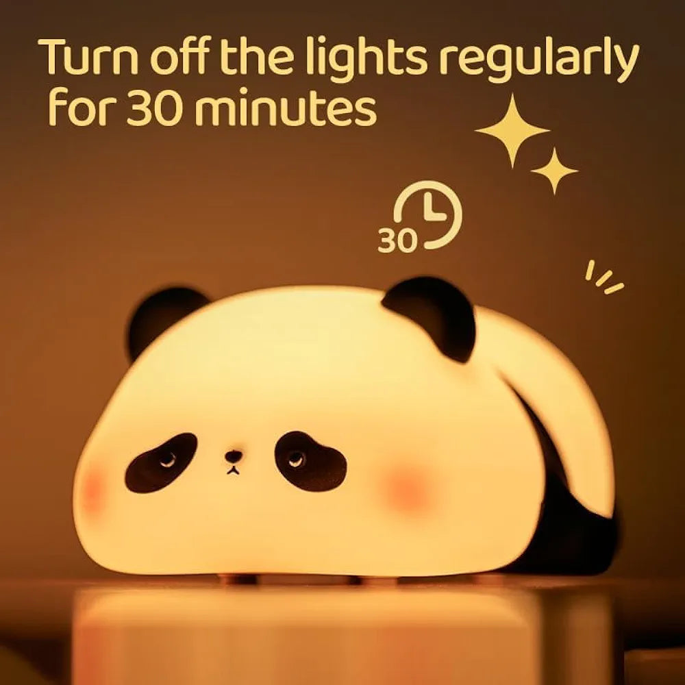 Rechargeable Sleeping Panda Touch LED Lamp