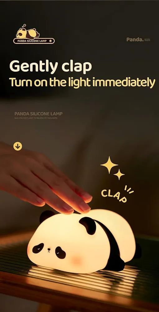 Rechargeable Sleeping Panda Touch LED Lamp