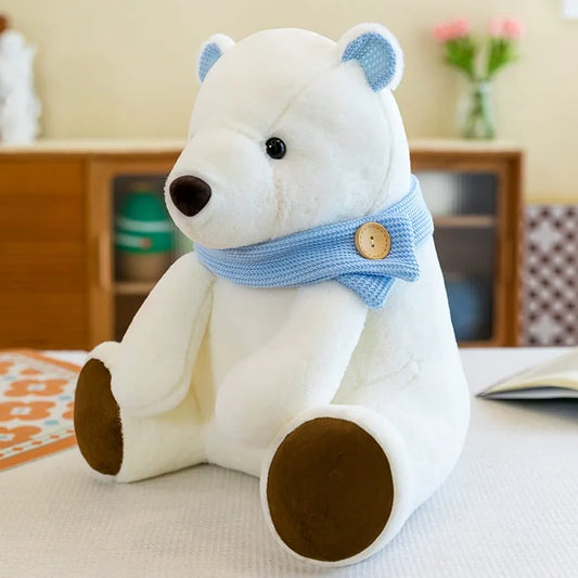 Adorable 28cm Polar Bear Soft Toy: Perfect Cuddle Companion