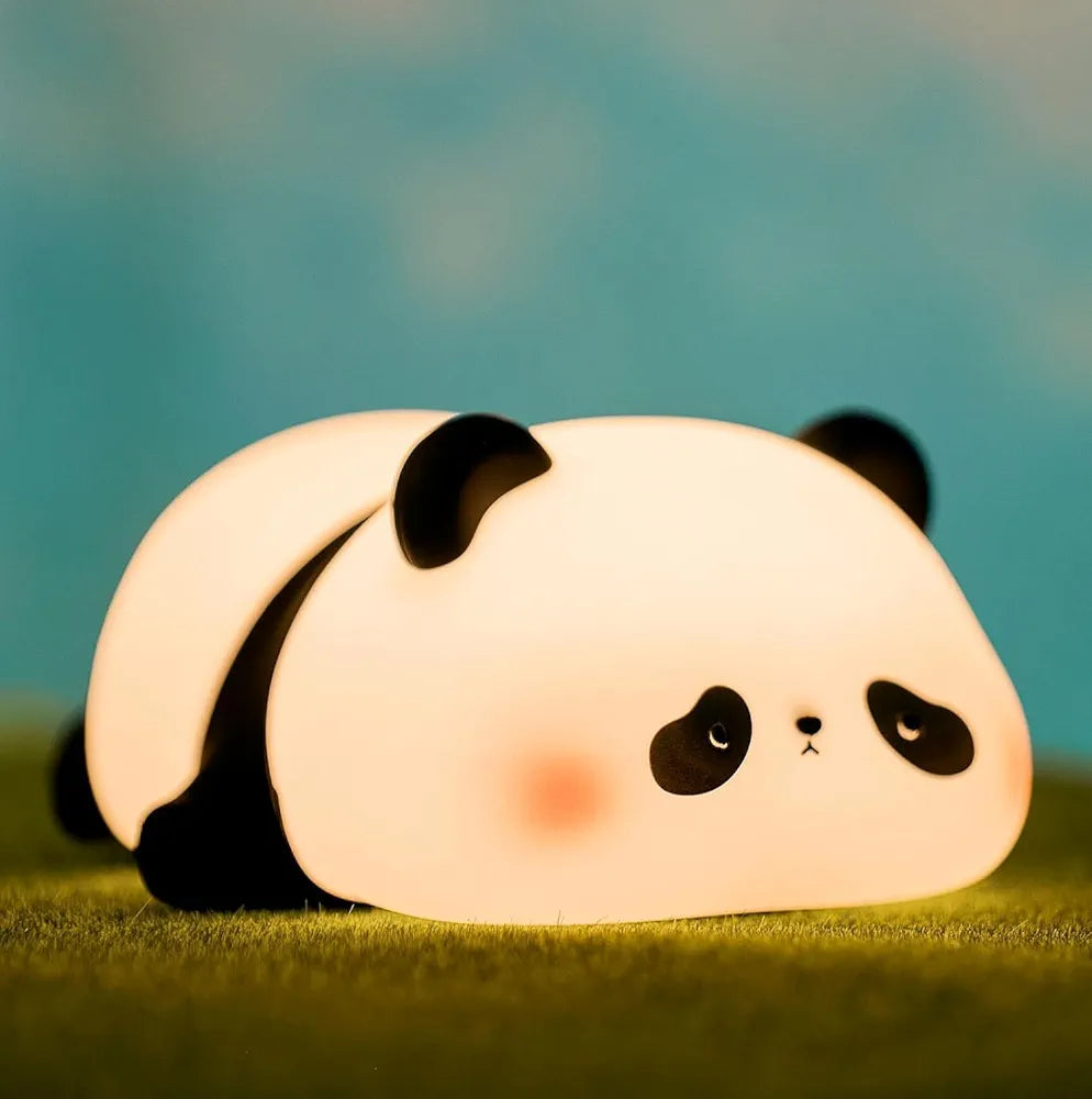 Rechargeable Sleeping Panda Touch LED Lamp