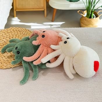 SuperSoft Plush Spider – 30 cm