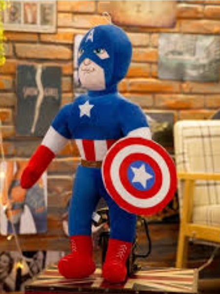 Captain America Plush Toy - Embrace Heroic Hugs!