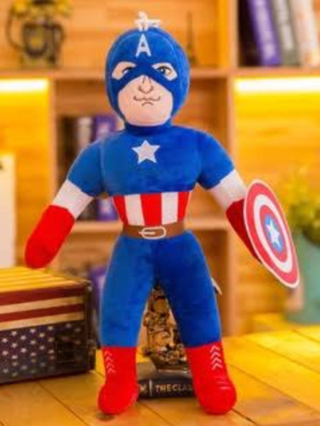 Captain America Plush Toy - Embrace Heroic Hugs!
