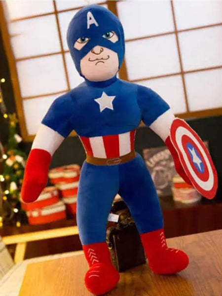 Captain America Plush Toy - Embrace Heroic Hugs!