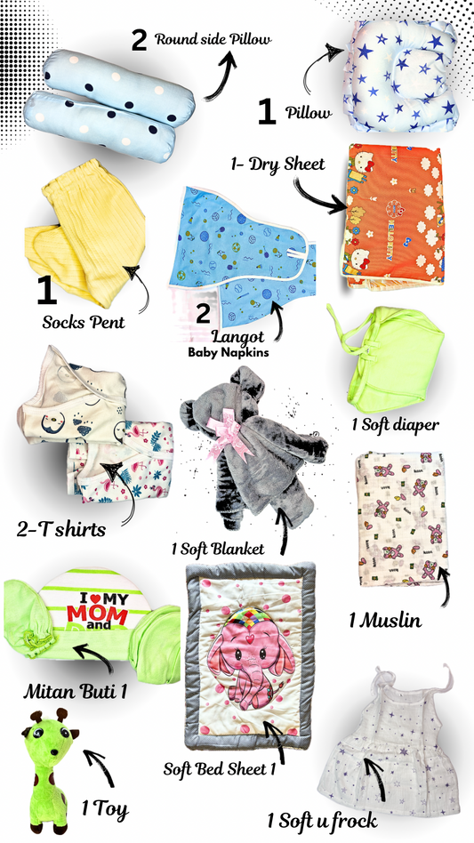 First Hug: 16-Item baby essentials