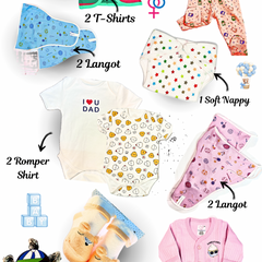 Combo of 15 Baby Essentials: All-in-One Care Package