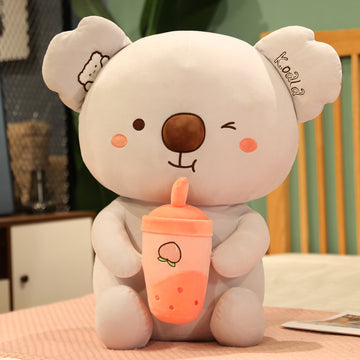 🍾 Bottle Bear Plush Toy – 35 cm Soft and Unique Stuffed Bear, Perfect for Kids and Adults | Bachha Party 🌟