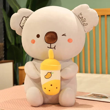 🍾 Bottle Bear Plush Toy – 35 cm Soft and Unique Stuffed Bear, Perfect for Kids and Adults | Bachha Party 🌟