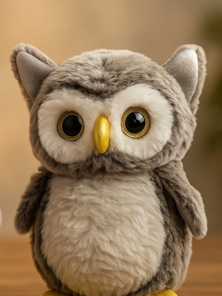 28cm Owl Plush Toy – Soft Stuffed Animal for Kids and Nursery Decor