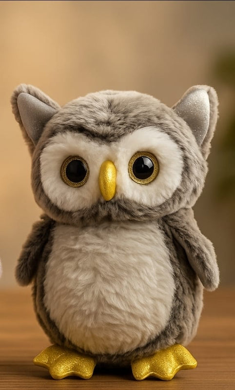 28cm Owl Plush Toy – Soft Stuffed Animal for Kids and Nursery Decor