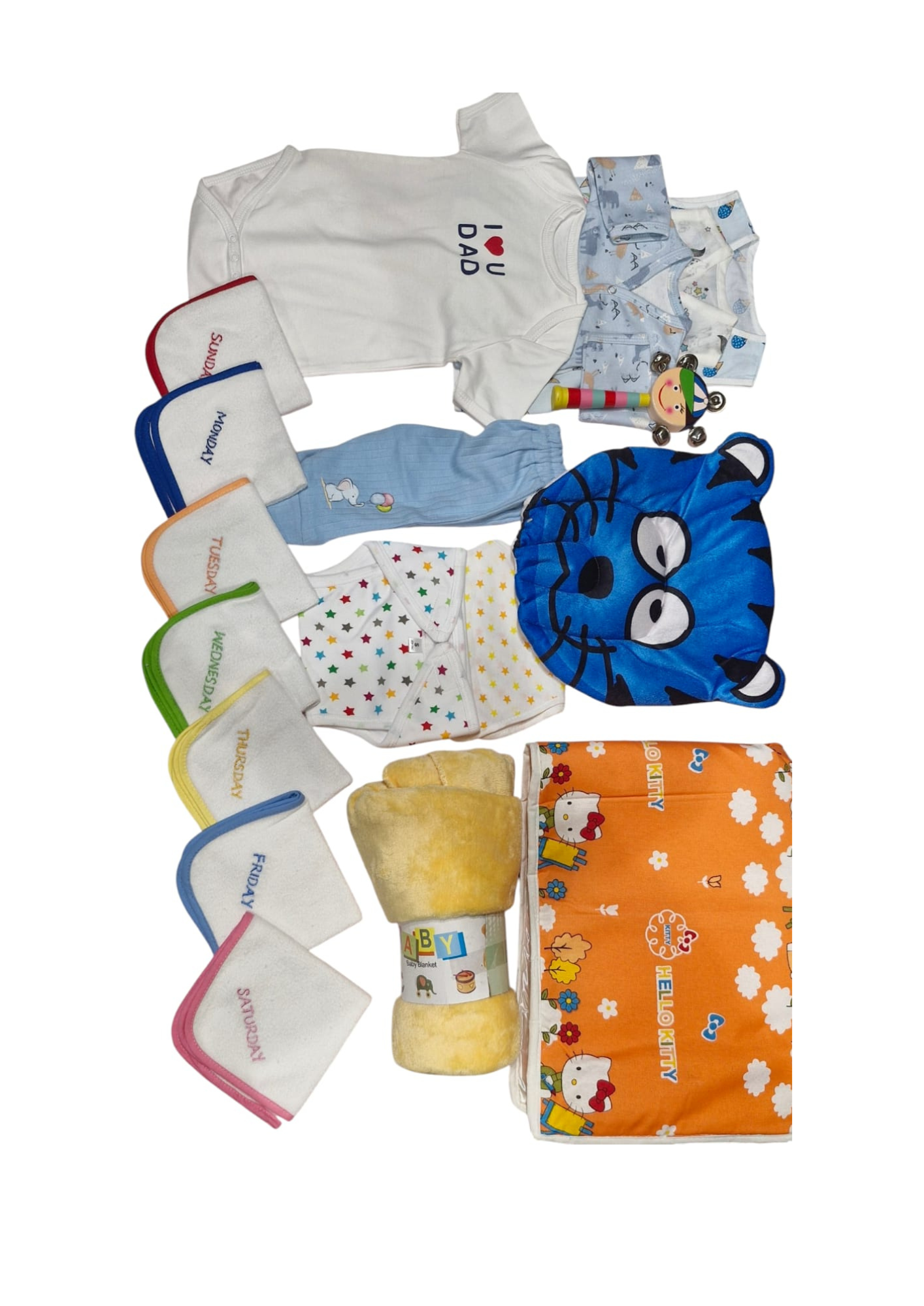 All-in-One Baby Essentials Combo - 15-Piece Set for Newborn Comfort & Care