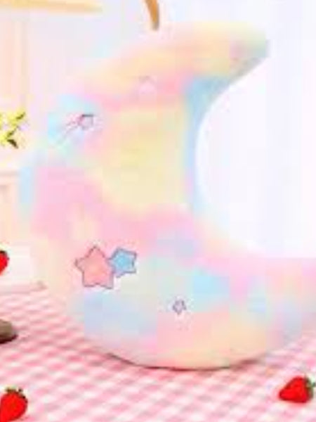 Moon Shaped Plush Pillow Cushion 25 cm