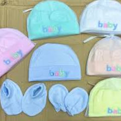 Mittens, Booties, and Cap Set