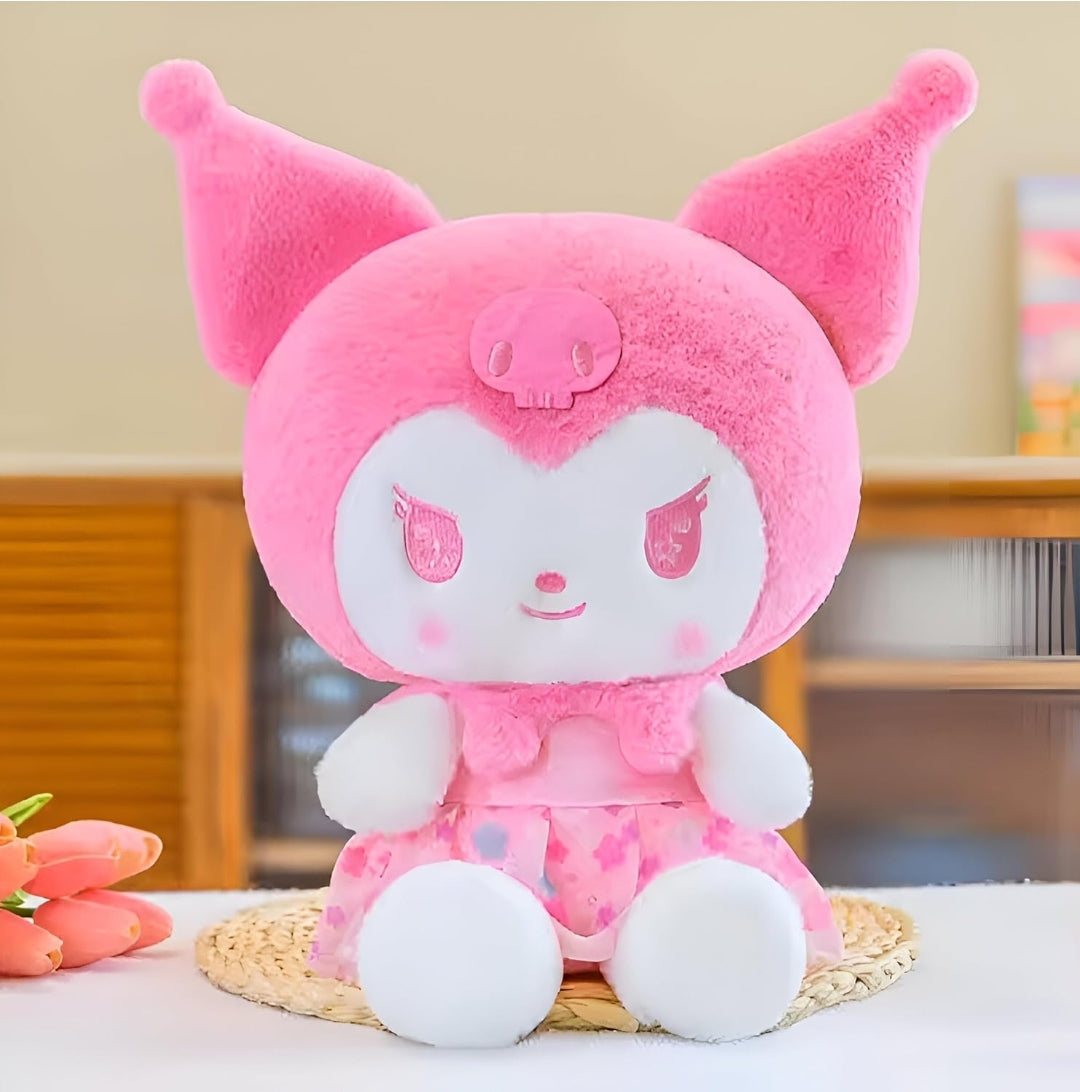 Pink Frock Kawaii Soft Toy - 28 cm