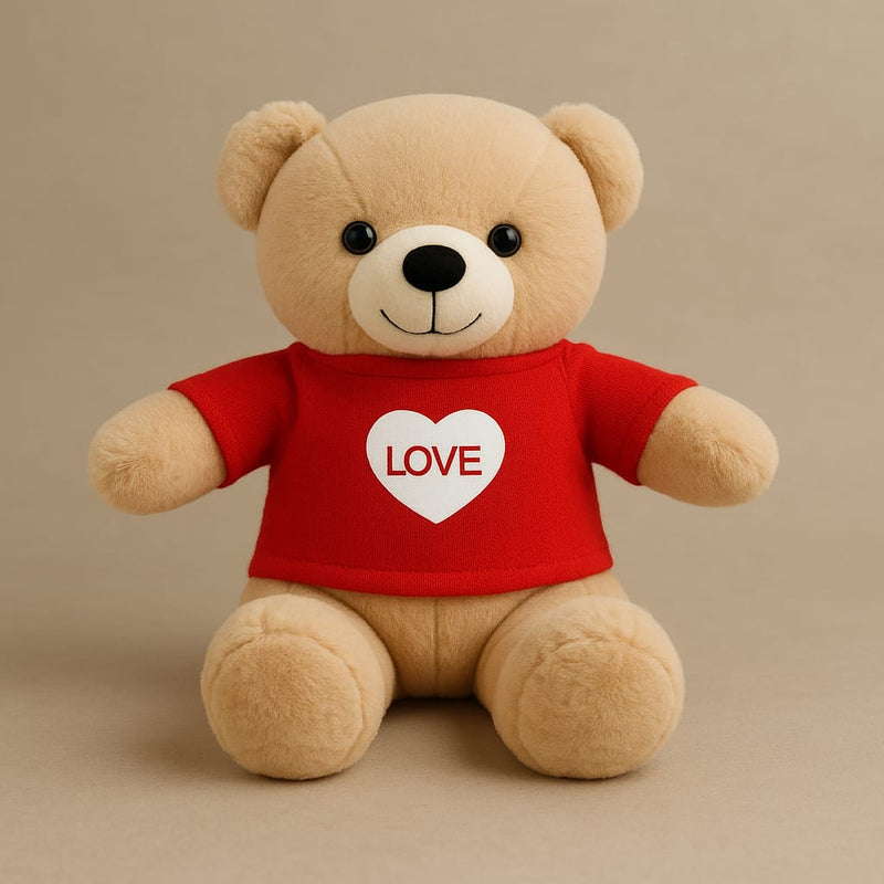 45cm T-Shirt Teddy Bear – Soft Plush Toy for Kids and Perfect for Gifting